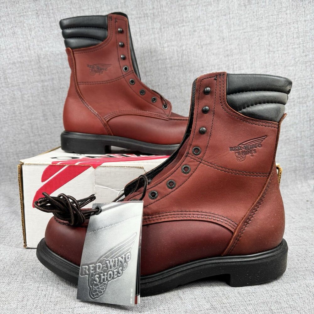 Red Wing Boots Men's 9.5 D 402 Supersole Leather Work